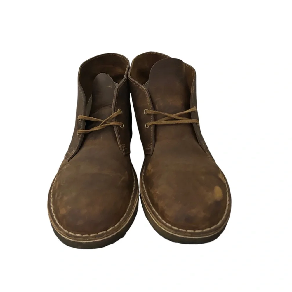Clarks Original 31692 Brown Men’s Leather Desert Chukka Boot Shoes Size 8.5
